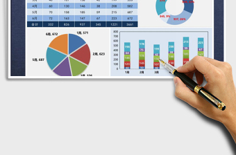 2025年公司产品销售上半年数据分析图表