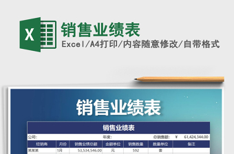 2025年销售业绩表