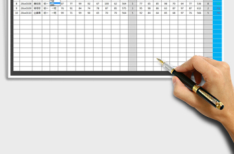 2025年学生成绩统计表