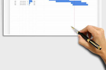 2025年营销项目进度表-甘特图显示