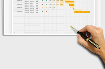 2025年项目工作计划表（项目进度表）