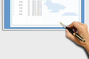 2025年工作计划表（进度显示）