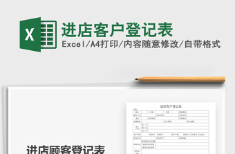 2025年进店客户登记表