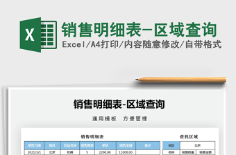 2025年销售明细表-区域查询