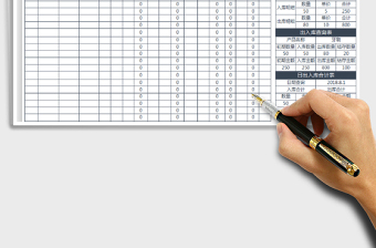 2025年进销存全自动管理表（多功能汇总查询明细）