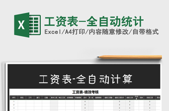 2025年工资表-全自动统计