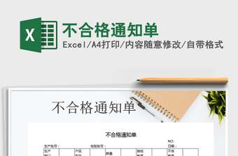 2025年不合格通知单