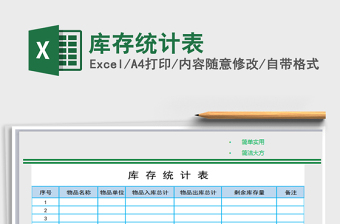 2025年库存统计表