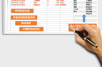 家庭收支明细表