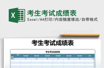 2025年考生考试成绩表