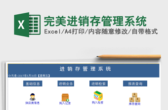 2025年完美进销存管理系统