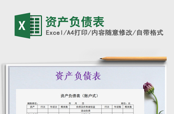 2025年资产负债表