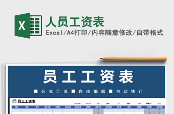 2025年人员工资表