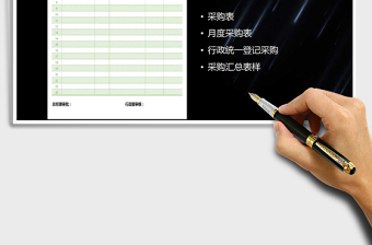 2025年公司月度采购表