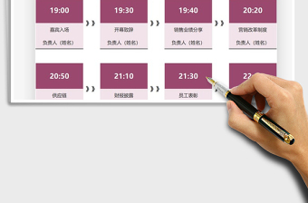 2025年活动环节计划表