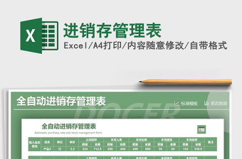2025年进销存管理表
