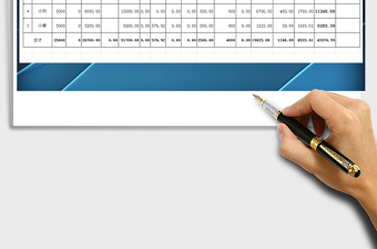 2025年销售人员工资表