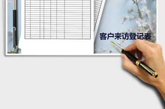 2025年客户来访明细登记表（自动统计）