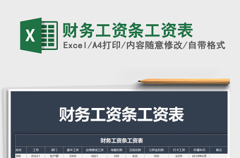 2025年财务工资条工资表