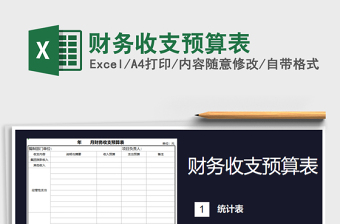 2025年财务收支预算表