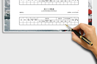 2025年员工工资条模板