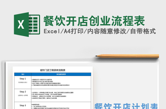 流程表模板