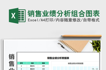2025年销售业绩分析组合图表