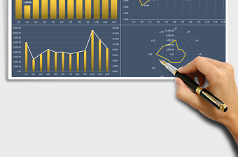 2025年销售业务银行进账流水汇总图表