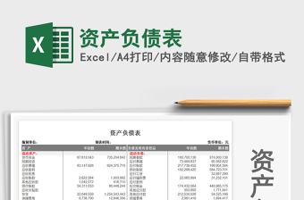 2025年资产负债表