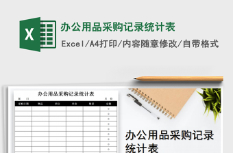 2025年办公用品采购记录统计表