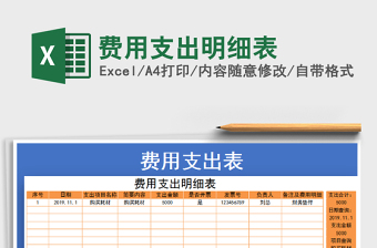 2025年费用支出明细表