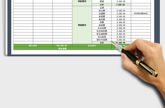 2025年公司资金收支表（自动统计）