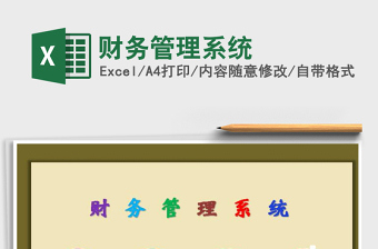 2025年财务管理系统