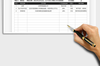 2025年离职工作交接明细表
