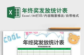 2025年年终奖发放统计表