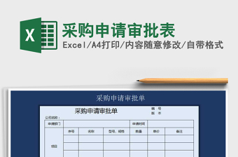 2025年采购申请审批表
