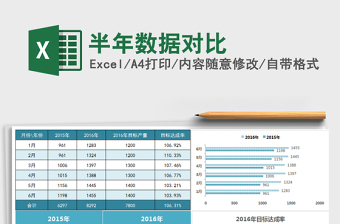 2025年半年数据对比
