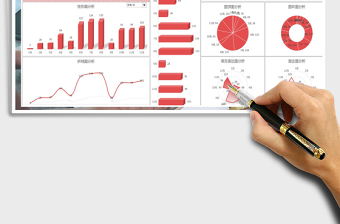 销售业绩数据统计表-动态分析