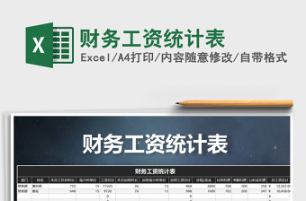 2025年财务工资统计表