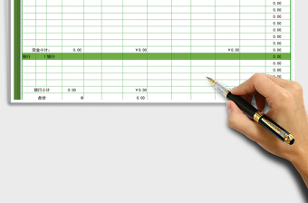 2025年财务报表-收支日报表