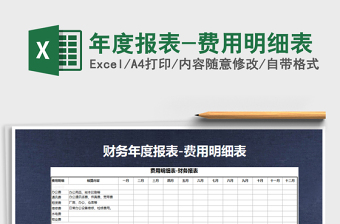 2025年年度报表-费用明细表
