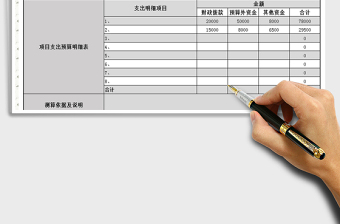 2025年项目支出预算明细表