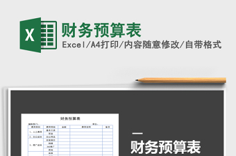 2025年财务预算表