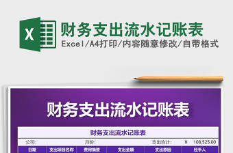 2025年财务支出流水记账表