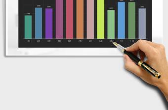 2025年简约柱形图数据图表