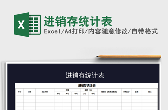 2025年进销存统计表