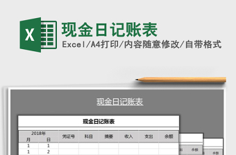 2025年现金日记账表