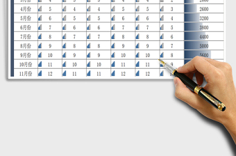 2025年全年考勤合计表-出勤公布栏