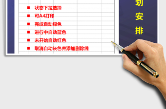 2025年日工作计划安排表