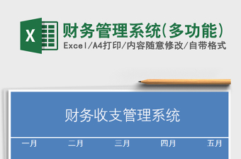 2025年财务管理系统(多功能)